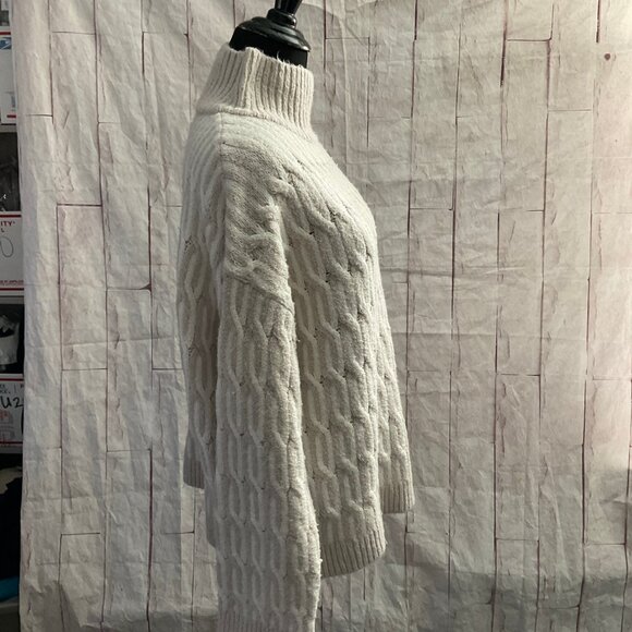 CLEARANCE! HAVEN Well Within Women's Size Medium Organic Cotton Jacquard Sweater - Picture 3 of 7